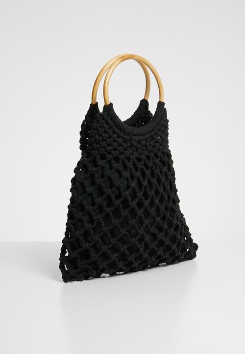 Superbalist - Mandy crochet bag - black