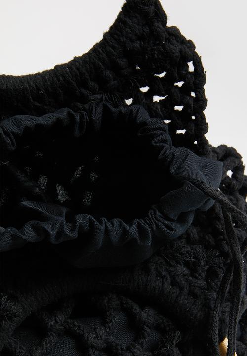 Superbalist - Mandy crochet bag - black