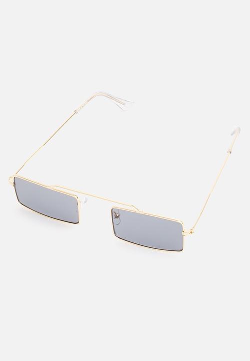 Superbalist - Ian rectangular sunglasses - gold & black