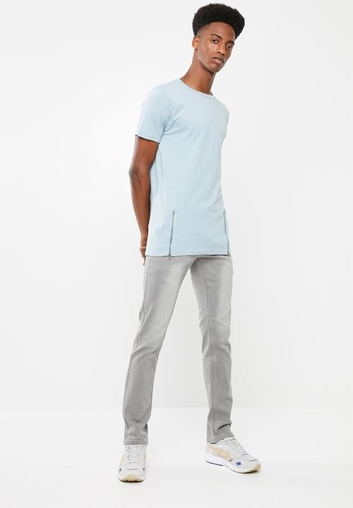 Brave Soul - Falcon short sleeve tee - blue