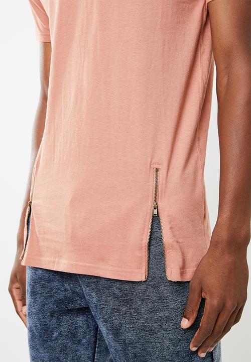 Brave Soul - Falcon short sleeve tee - pink