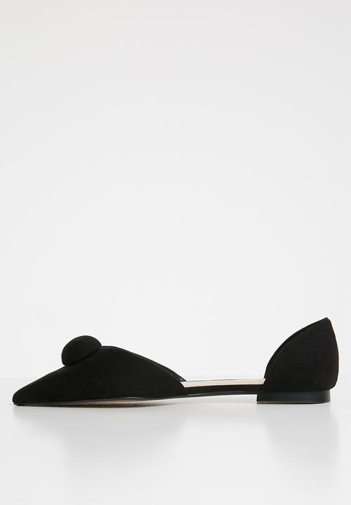 MANGO - Pom pom detail shoes - black 