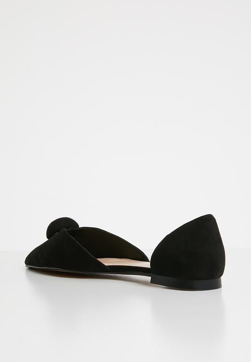 MANGO - Pom pom detail shoes - black 