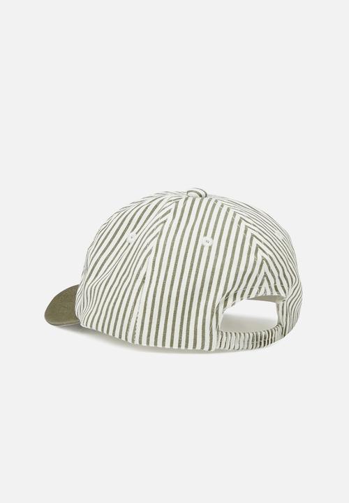 Cotton On - Baby cap - white & khaki 