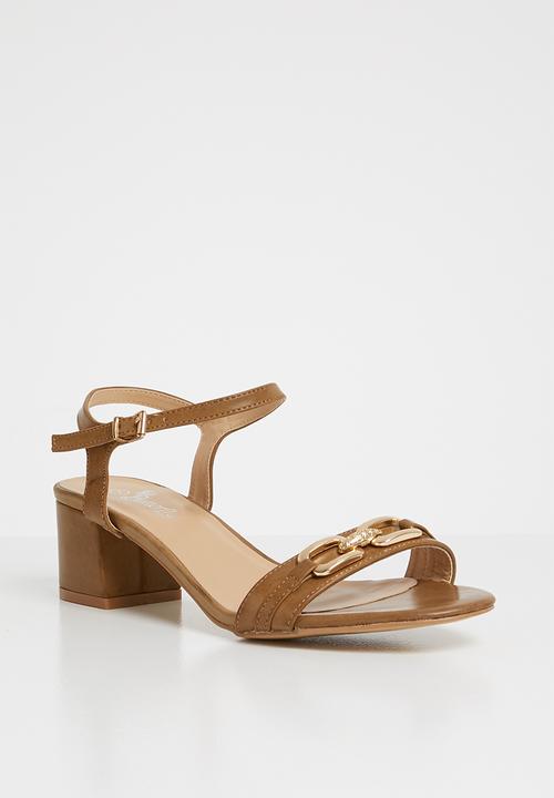 Butterfly Feet - Una block heel - tan
