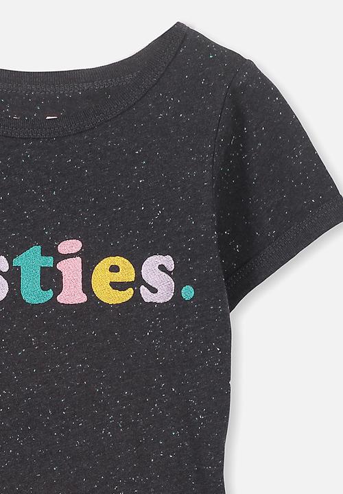 Cotton On - Anna short sleeve tee - black