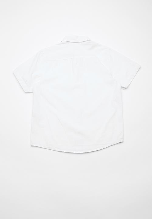 Pop Candy - Collard shirt - white