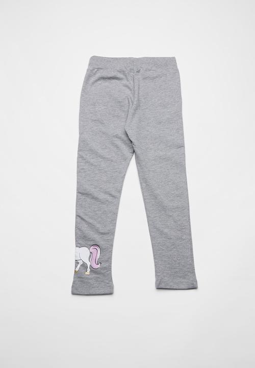 Name It - Pony long sweat pants - grey 