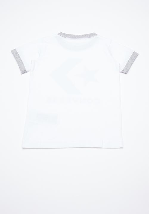 Converse - Star chevron ringer tee - white