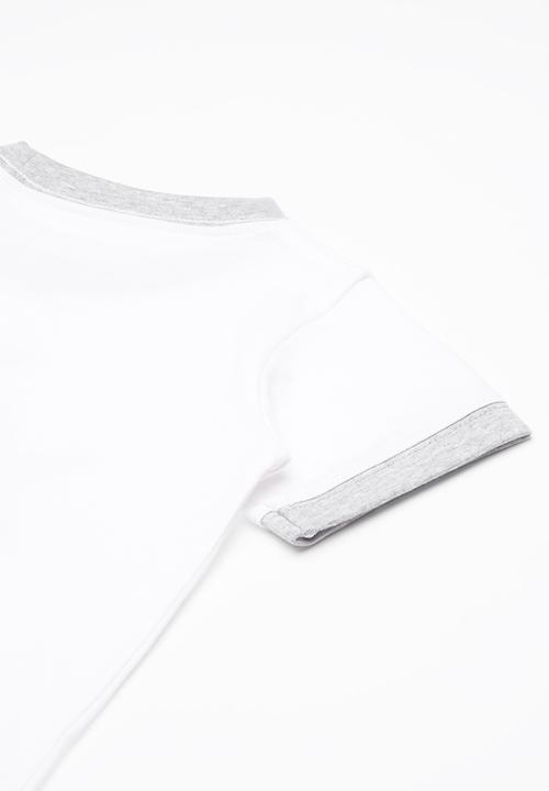 Converse - Star chevron ringer tee - white