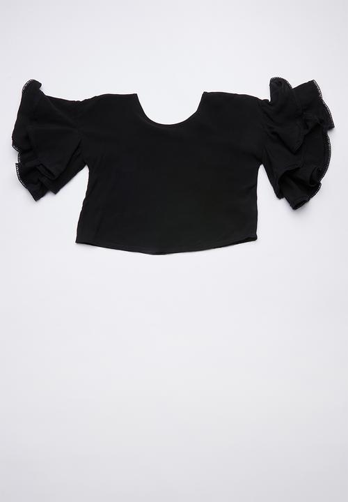 Rebel Republic - Boxy blouse - black