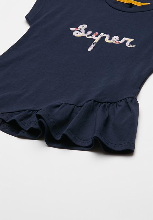Name It - Lagitte short sleeve top - navy