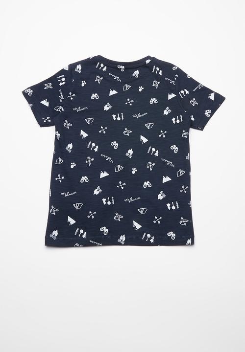 Name It - Karl short sleeve top - navy