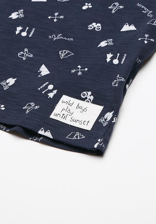 Name It - Karl short sleeve top - navy