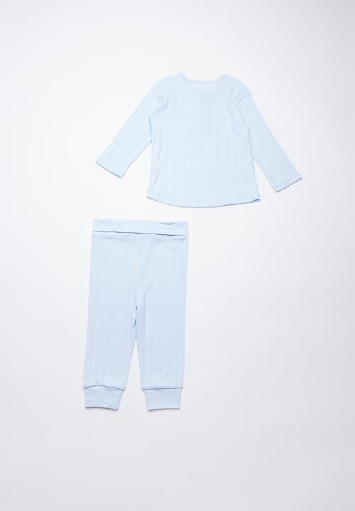 Baby Corner - Dino printed pyjama set - blue