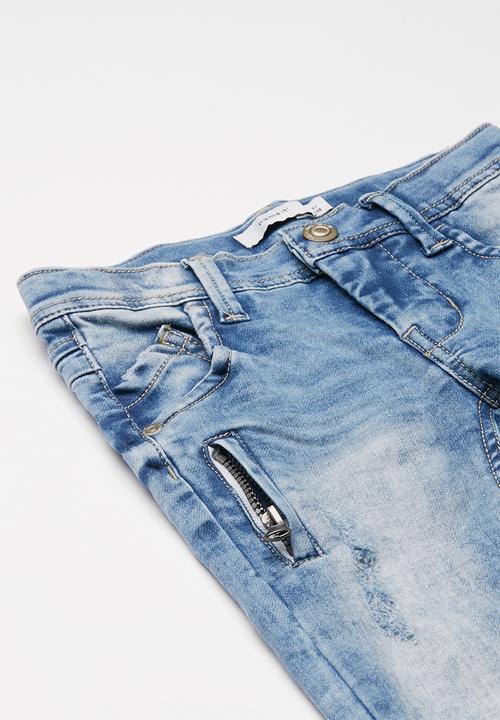 Name It - Silas jogger denim pants - blue