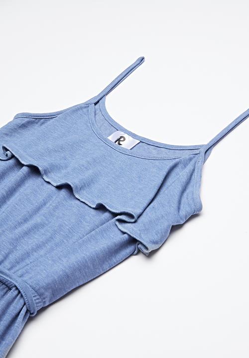 Rebel Republic - Jumpsuit with frill detail - blue 