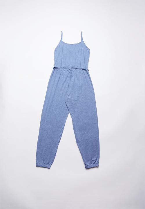 Rebel Republic - Jumpsuit with frill detail - blue 