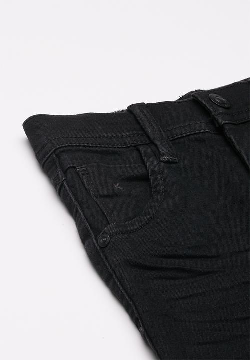 Name It - Silas denim long pants - black