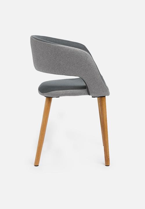 Sixth Floor - Grace dining chair - dark grey