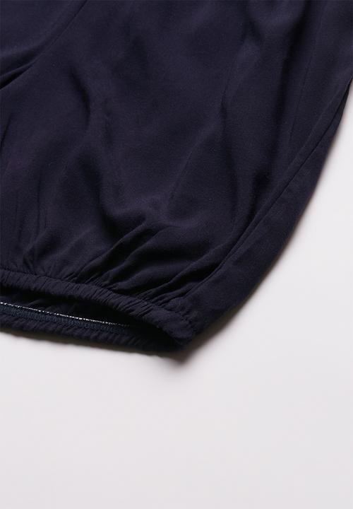 Superbalist - Smock top with bloomer shorts - turquoise and navy