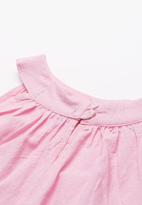 Superbalist - Smock top with bloomer shorts - pink and khaki 