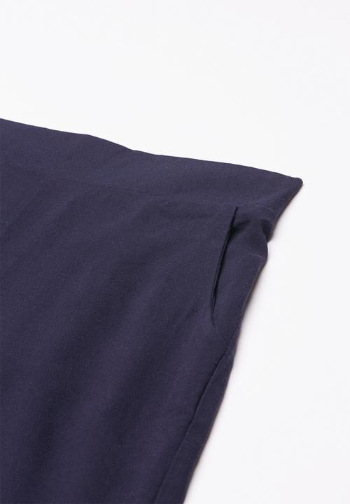 Superbalist - Woven culotte pants - navy