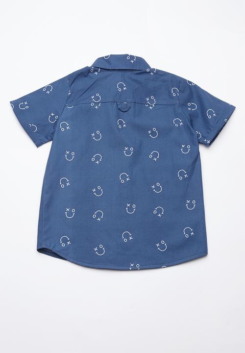 Superbalist - Printed summer shirt - blue 