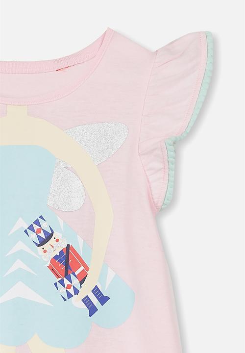Cotton On - Katie flutter sleeve nightie - pink