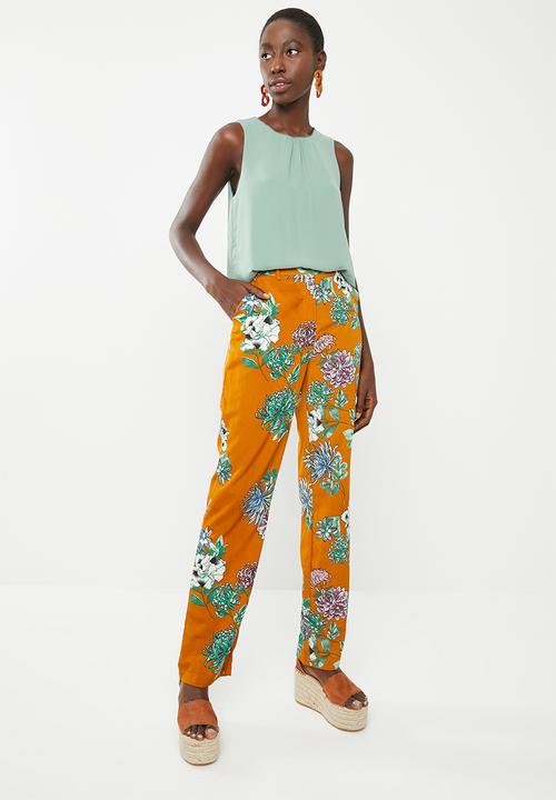 Jacqueline de Yong - Nynne layer sleeveless top - green