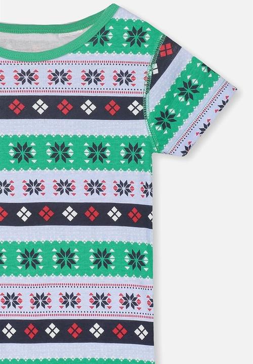Cotton On - Joshua short sleeve pyjama set - multi