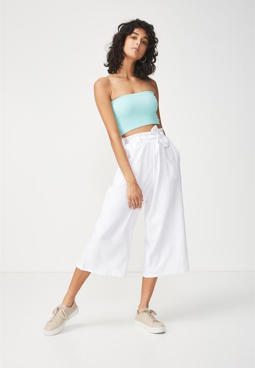Cotton On - Samantha seam free rib tube top - turquoise