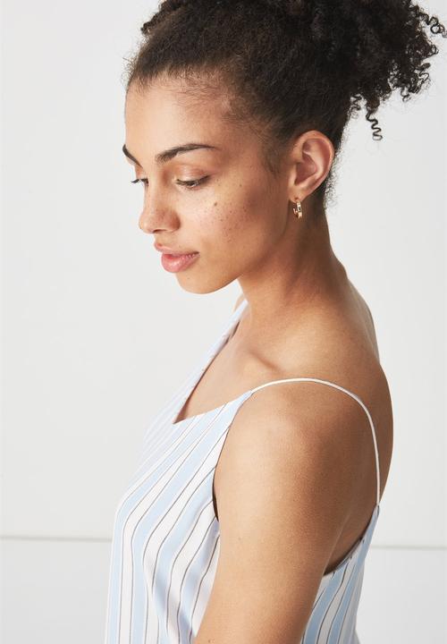Cotton On - Astrid cami top - stripe blue 