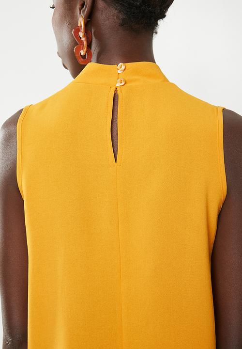 Superbalist - Sleeveless choker blouse - yellow