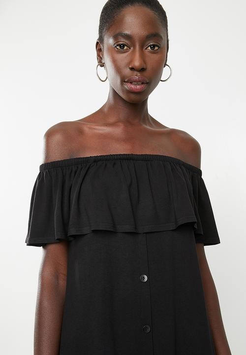 Superbalist - Bardot dress - black