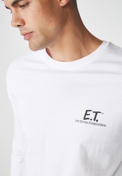 Cotton On - Tbar collaboration long sleeve tee - white