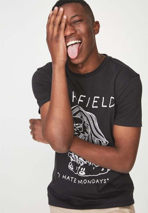 Cotton On - Tbar collaboration short sleeve tee - black