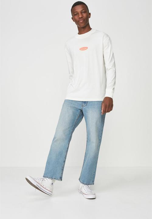 Cotton On - Tbar long sleeve tee - white