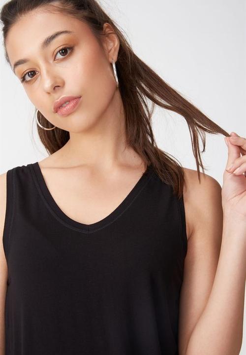 Cotton On - Marissa sleeveless tank top - black