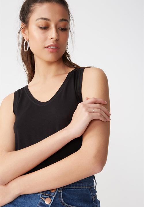 Cotton On - Marissa sleeveless tank top - black