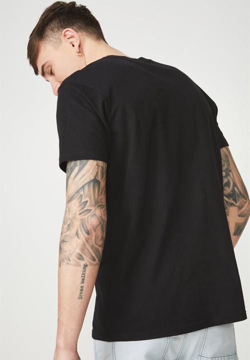 Cotton On - Tbar collaboration short sleeve tee - black