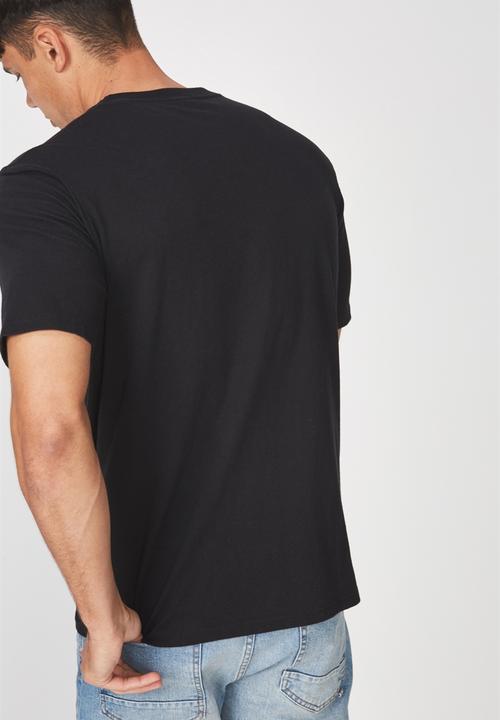 Cotton On - Tbar collaboration short sleeve tee - black