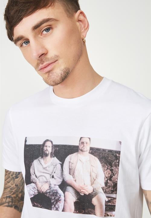 Cotton On - Tbar collaboration short sleeve tee - white