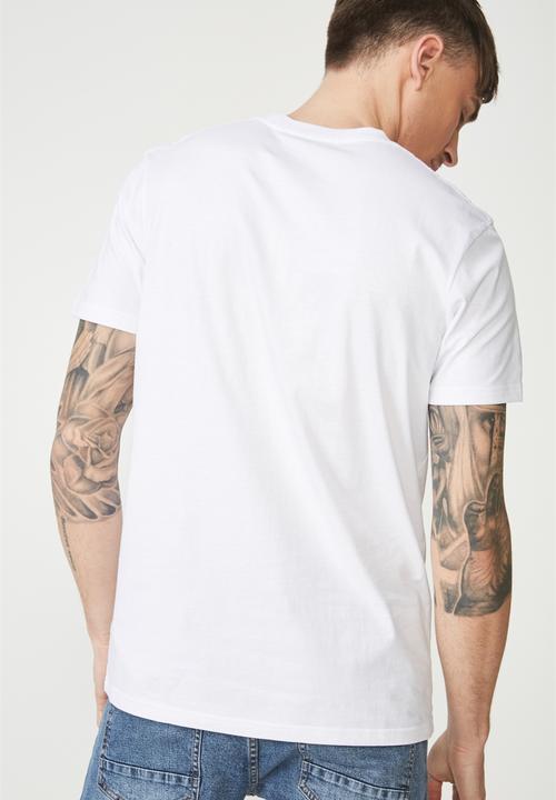 Cotton On - Tbar collaboration short sleeve tee - white