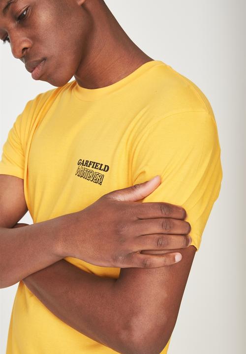 Cotton On - Tbar collaboration short sleeve tee - yellow