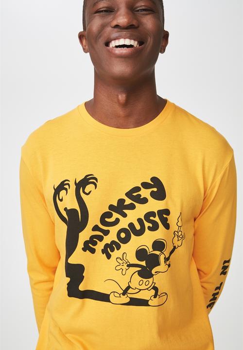 Cotton On - Tbar collaboration short sleeve tee - yellow