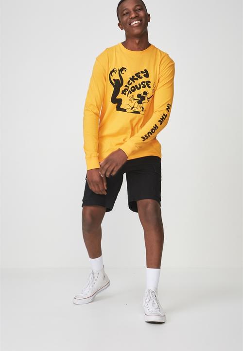 Cotton On - Tbar collaboration short sleeve tee - yellow