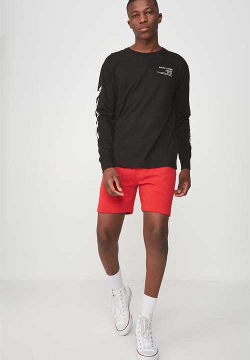 Cotton On - Tbar long sleeve tee - black