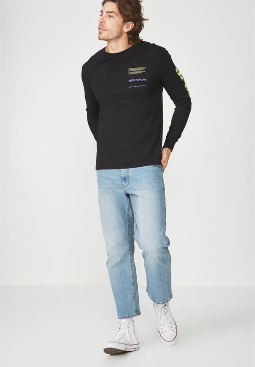 Cotton On - Tbar long sleeve tee - black
