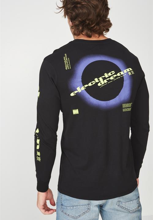 Cotton On - Tbar long sleeve tee - black